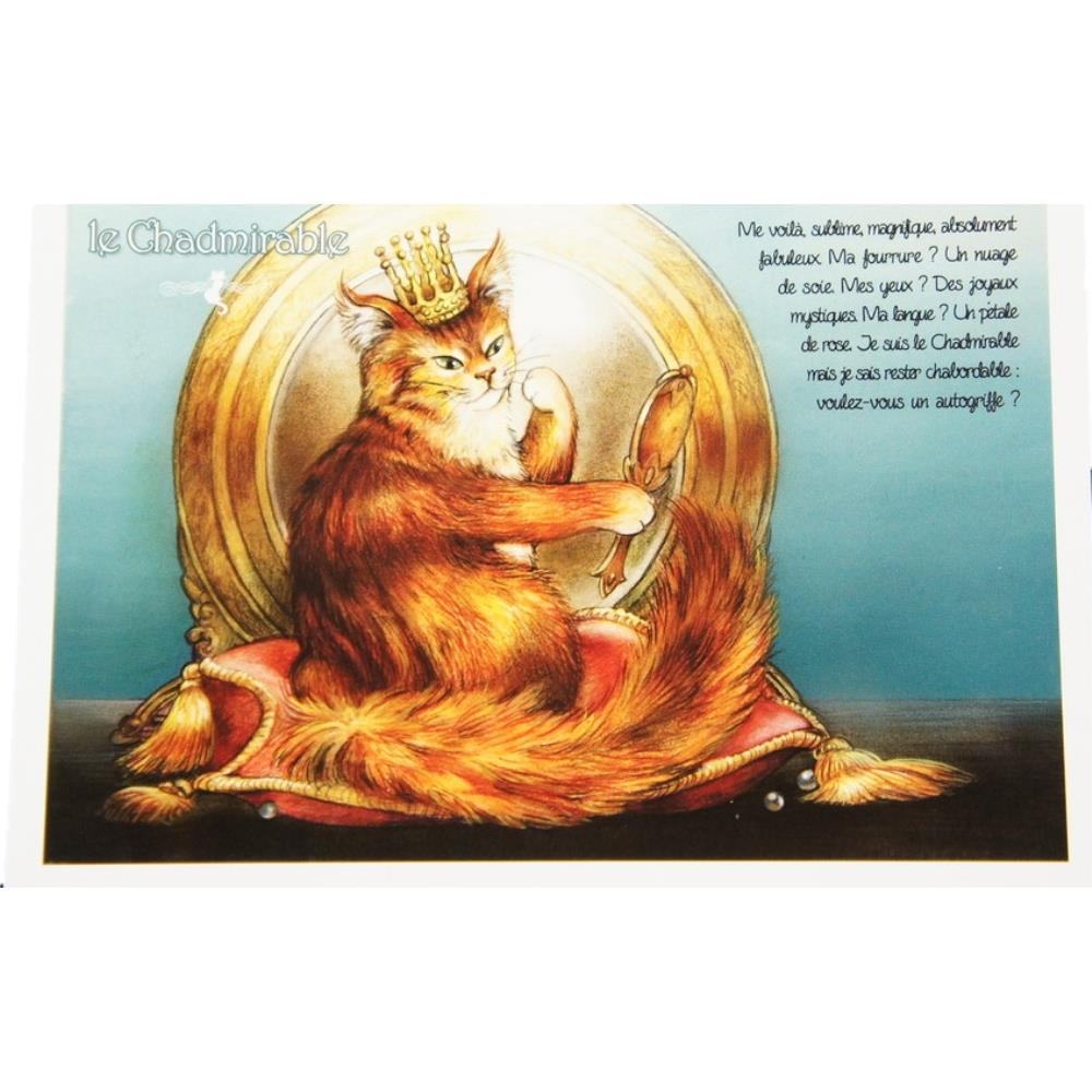 セブリーヌキャット フランス製 キャット ポストカード 猫 ネコ はがき 絵葉書 絵はがき 絵ハガキ 可愛い 猫 猫グッズ ねこ雑貨 おしゃれ