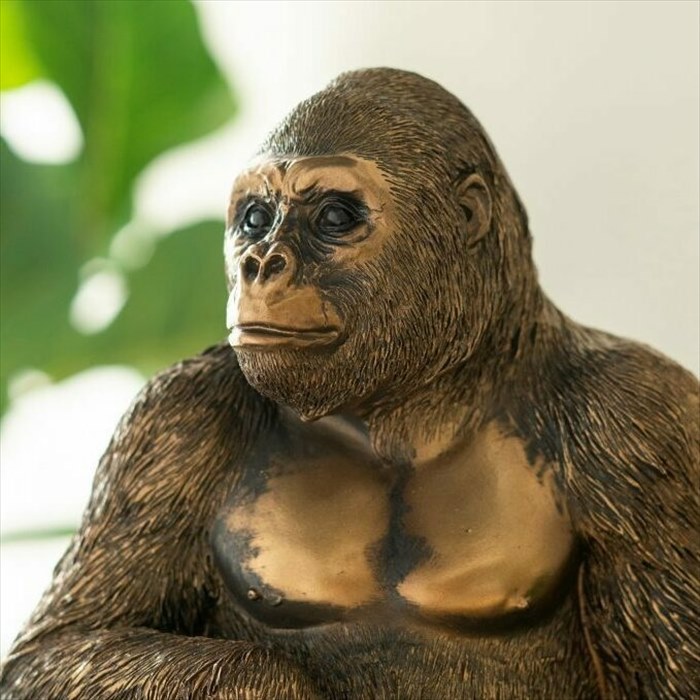オブジェ ゴリラ リアル 置物 北欧 動物 アニマル シャビーシック 雑貨 おしゃれ 可愛い 風水 開運