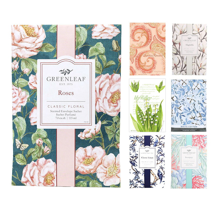 選べるサシェ ギフト プレゼント お返し サシェ Greenleaf グリーンリーフ 芳香剤 アロマ 高レビュー