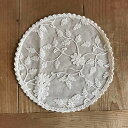 P5倍！27日AM10時まで｜Cotton Flower interior ドイリー 25x25cm 花瓶敷き 敷物 おしゃれ かわいい ギフト プレゼント 母の日 ギフト プレゼント ラッピング無料