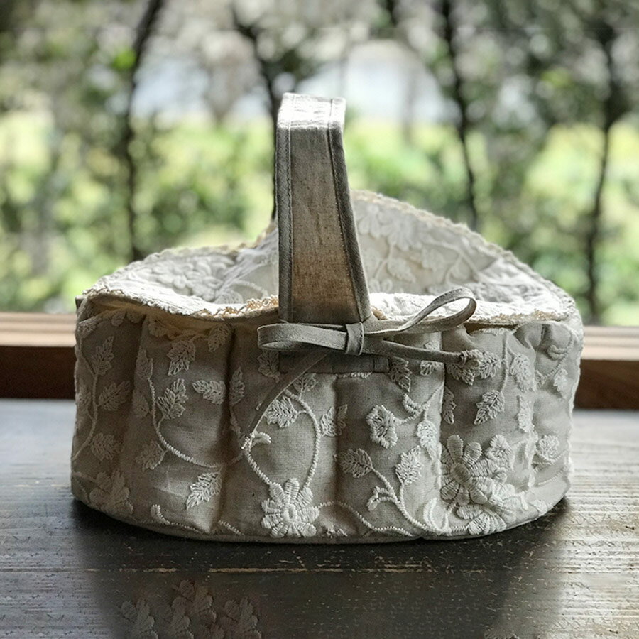 Cotton Flower interior バスケット ギフト プレゼント