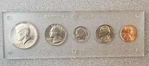 1971年Dミント米国デンバー造幣局発行コインセット（密封プラスチック容器入り） - 棚B2B