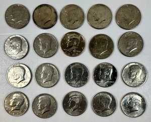 ケネディ50セント硬貨 15枚セット 流通品 未鑑定 各種年号