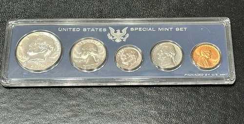 1966年米国特別造幣局発行コインセット（政府純正SMSホルダー入り）