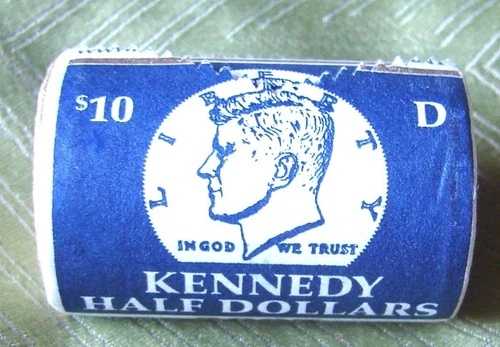 2001年 - ケネディハーフダラー硬貨ロール - 未使用美品 - ミント包装