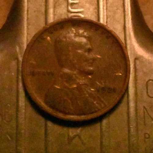 表面エラーあり！1921年Pミント リンカーン ウィートセント 1セント硬貨（#9557）