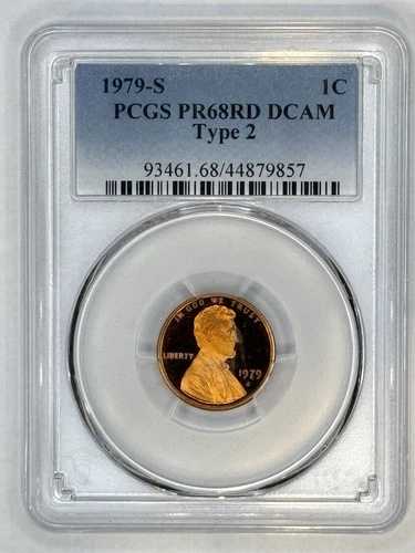 1979 S 1C Lincoln Cent Proof PCGS PR68RD DCAM - RARE Type 2商品について出品者注記：PCGSによる鑑定済み、PR68RD DCAM（タイプ2）の傷一つないコインです。原産国：アメリカ合衆国額面：スモールセント流通/未使用：未使用コイン名：リンカーン記念館発行年：1979年鑑定番号：44879857カラー：RD打刻タイプ：プルーフグレード：PR68DCAM造幣局：サンフランシスコ鑑定機関：PCGS注意事項以下の注意事項をご理解のうえ、ご購入ください。◆ 鑑定グレード・真贋について当店では、PCGS・NGC など主要鑑定機関の評価基準を基準に商品情報を記載しております。鑑定済み商品の場合、鑑定番号（Cert No.）で真贋確認が可能です。未鑑定品は、あくまで当店の知見に基づく評価となり、鑑定結果を保証するものではございません。◆ アンティーク特有の状態についてアンティークコイン・紙幣は、経年による小傷・変色・シミ・汚れなどがある場合がございます。コンディションは写真と説明文でできる限り正確にお伝えしておりますが、細部にこだわる方はご購入前にお問い合わせください。◆ 付属品についてコインボックス・証明書（COA）などの付属品は、商品説明に記載がある場合のみ同梱されます。記載がない場合は付属しませんので、あらかじめご確認ください。◆ 在庫状況について 当店の商品は海外から取り寄せております。ご購入のタイミングによっては在庫切れとなる場合がございます。その際はご連絡のうえ、ご注文をキャンセルさせていただく場合がございますので、あらかじめご了承ください。 ◆ 価格変動について 希少性の高い商品は市場価格の変動により、追加料金をお願いする場合がございます。追加料金に同意いただけない場合には、ご注文のキャンセルが可能ですので、ご安心ください。◆ 配送について お届けまでに通常2〜3週間ほどかかります。 海外の祝日や天候、税関手続きにより通常より配送が遅れる可能性がございます。 ◆ ご注文後の取り扱いご注文と同時に商品のお取り寄せを開始するため、ご注文確定後にお客様都合によるキャンセルは承っておりません。予めご了承下さい。◆ 保証について 商品説明に英語で「保証（warranty）」と記載があっても、日本国内では適用されませんのでご了承ください。 当店では、商品到着後7日以内の初期不良に限り、対応させていただきます。 （返品規約の詳細については、楽天市場内の会社概要欄下部をご参照ください。）◆ 商品の色・素材感について 撮影環境やモニター設定により、実際の商品と色味や質感が異なる場合がございます。 ◆ その他サービスについて 海外製品の輸入代行も承っております。ショップに掲載されていない商品でもお探し可能ですので、お気軽にご相談ください。 尚、業者販売（業販）や複数購入の場合、割引対応も可能です。ご希望の方はお問い合わせください。