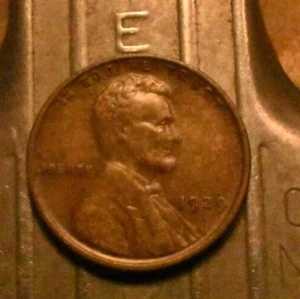 表面エラーあり！1929年Pミント リンカーン ウィートセント 1セント硬貨（#9409）