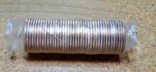 2002年オハイオ州建州記念25セント硬貨 1ロール（オリジナル銀行包装、未開封）
