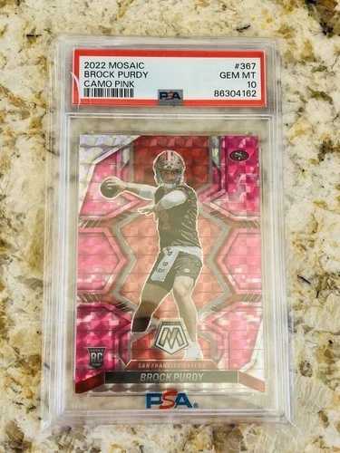 2022 MOSAIC ブロック・パーディ カモピンク ルーキー PSA 10 ジェムミント パーフェクト
