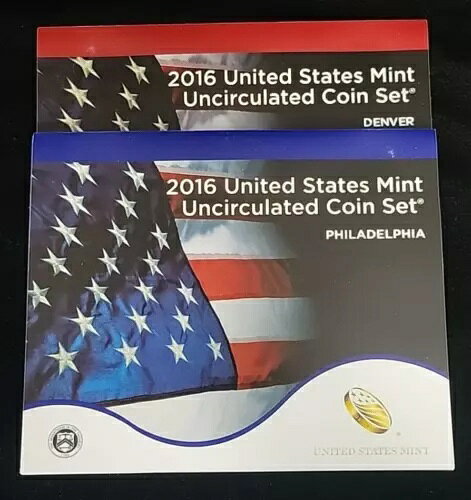 2016 P&D 未流通ミントセット | 美しいセット | 米国造幣局セット | UNC