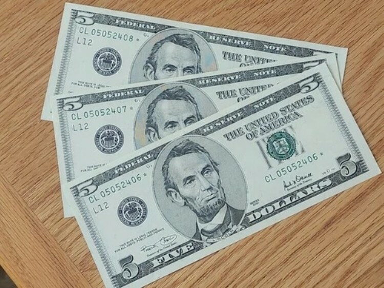 2001年 $5 スターノート ロット サンフランシスコ地区 UNC/GEM #CL05052406*- CL05052408*