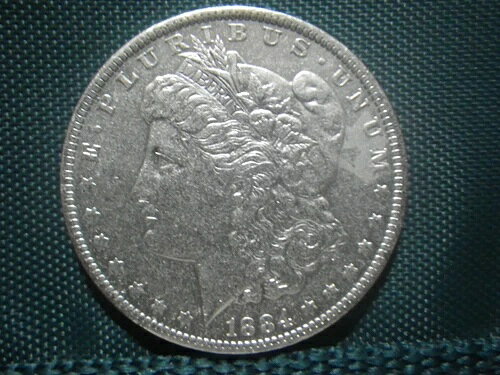 1884年製「O」モルガン銀貨、UNC+、100%詳細/新品同様の品質、見た目も美しい
