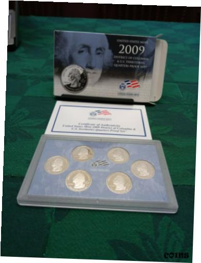 ڶ/ʼݾڽա ƥ Ų U.S. MINT 2009 DISTRICT OF COLUMBIA &U.S. TERRITORIES QUARTERS PROOF SET w/box [̵] #oof-wr-009160-110