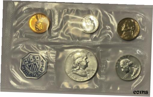 【極美品/品質保証書付】 アンティークコイン コイン 金貨 銀貨 送料無料 1960 Lg date proof set original packaging ( 14072) nice set. Lite pencil writing