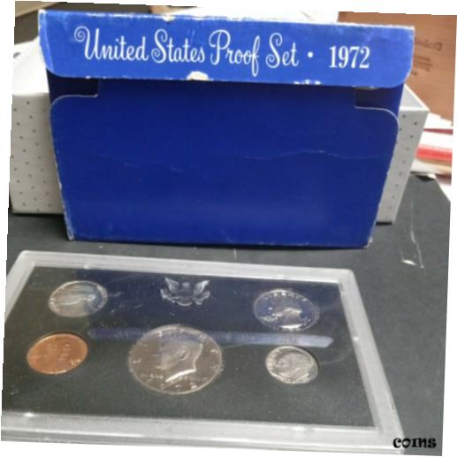 yɔi/iۏ؏tz AeB[NRC RC   [] 1972 U.S. Mint 5 Coin Proof Set with Original Government Packaging