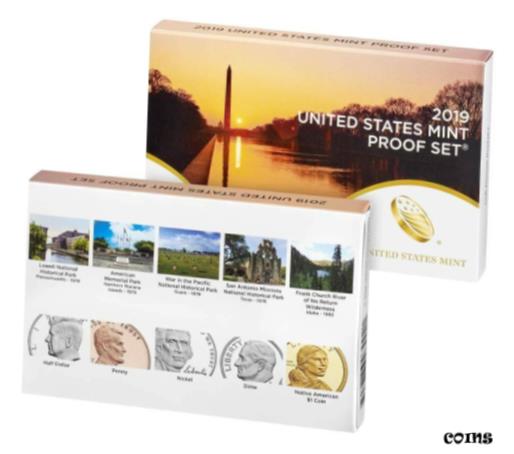 ڶ/ʼݾڽա ƥ    [̵] 2019 S US Mint Proof Set clad 10-coin 19RG 10 coins