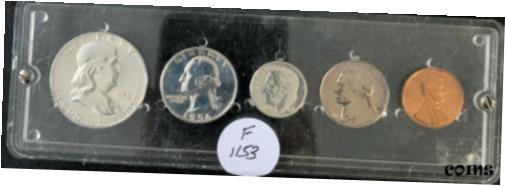 ڶ/ʼݾڽա ƥ    [̵] 1956 PROOF SET IN PLASTIC HOLDER .NICE PUT TOGETHER SET.. ACTUAL SET #F1153