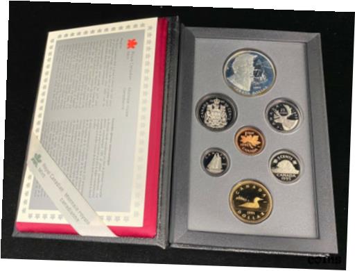 【極美品/品質保証書付】 アンティークコイン コイン 金貨 銀貨 送料無料 1995 Canada Double Dollar Proof Set Hudson Bay Silver 1 w/ Box and COA
