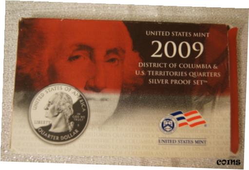  アンティークコイン コイン 金貨 銀貨  2009 UNITED STATES MINT DISTRICT OF COLUMBIA & U.S TERRITORIES QUARTERS SILVER P