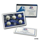 yɔi/iۏ؏tz AeB[NRC RC   [] 2006 S 50 State Quarters U.S. Mint Clad Proof Set 5 Gem Coins w/ Box & COA