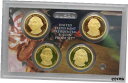 【極美品/品質保証書付】 アンティークコイン 硬貨 2007 S Presidential Dollar US Mint Poof set in Lense NO BOX or COA 4 US Coins ..