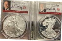 $1 2016 W シルバー イーグルス PCGS PR70 Pop.300/SP70 Pop.280 E.Moy 署名入り$1 2016 W Silver E...