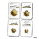 1988 4 コイン プルーフ ゴールド アメリカン イーグル セット PF-70 NGC - SKU#722491988 4-Coin Proof Gold ...