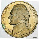 yɔi/iۏ؏tz AeB[NRC RC   [] 1991-S U.S 5 CENTS JEFFERSON NICKEL BU UNC STUNNING TONED COLOR PRIME PROOF (MR)