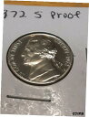 【極美品/品質保証書付】 アンティークコイン 硬貨 1972 S Jefferson PROOF Nickel From Proof Set [送料無料] #oof-wr-009193-7787