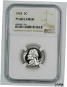 yɔi/iۏ؏tz AeB[NRC RC   [] 1963 PROOF JEFFERSON NICKEL 5C NGC CERTIFIED PF 68 CAMEO (014)