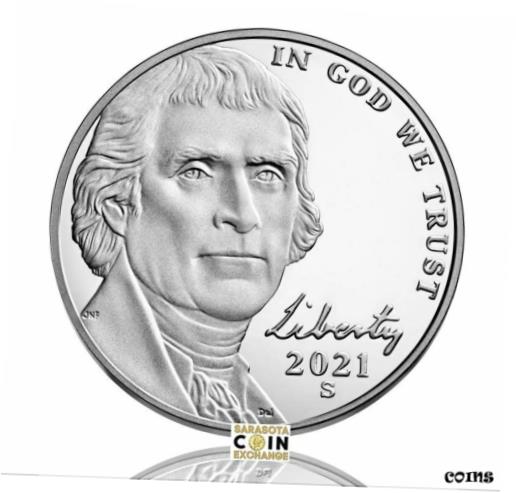 yɔi/iۏ؏tz AeB[NRC d 2021 S Proof Jefferson Nickel 5c Gem Deep Cameo from US Mint [] #oof-wr-009196-895