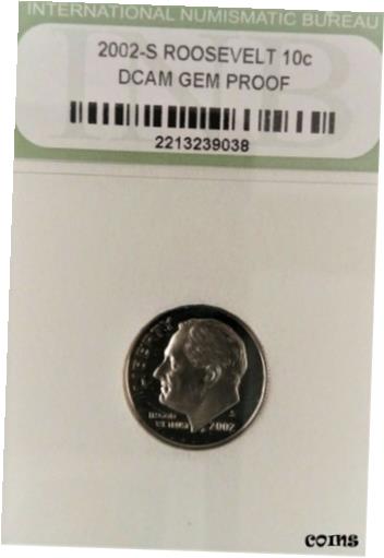 yɔi/iۏ؏tz AeB[NRC RC   [] 2002-S DCAM GEM PROOF ROOSEVELT DIME