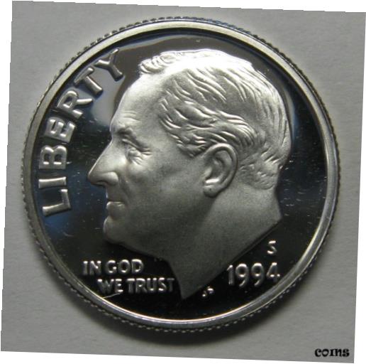  アンティークコイン コイン 金貨 銀貨  1994-S Proof Silver Roosevelt Dime Shipped FREE Best Prices on Ebay Nice Coins!