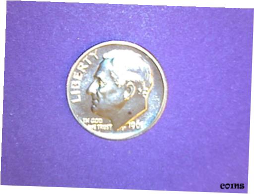 【極美品/品質保証書付】 アンティークコイン 銀貨 Roosevelt Dime - 1961 - KM# 195 - Proof - 0.900 Silver [送料無料] #sof-wr-009203-6437