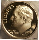 【極美品/品質保証書付】 アンティークコイン コイン 金貨 銀貨 送料無料 1990-S Proof Roosevelt Dime, PCGS PR69DCAM in Cellophane Wrapper