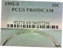  アンティークコイン 硬貨 UNITED STATES-P.C.G.S.1992-S PR69DCAM ROOSEVELT ENCAPSULATED CLAD DIME  #oof-wr-009204-696