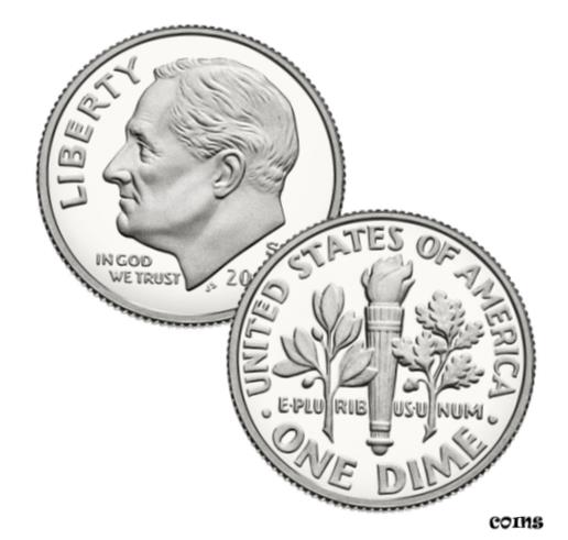 【極美品/品質保証書付】 アンティークコイン コイン 金貨 銀貨 [送料無料] 2021 S Silver Proof Roosevelt Dime - Ultra Cameo Dime Proof US Mint