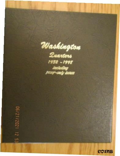 ץʡɥ꥽㤨֡ڶ/ʼݾڽա ƥ    [̵] COMPLETE DANSCO 1932 to 1998 Washington Quarter Book Folder Album SILVER PROOFSפβǤʤ374,500ߤˤʤޤ