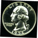 1956 プルーフ 90% シルバー ワシントン クォーター (C02)1956 Proof 90% Silver Washington Quarter (C02)