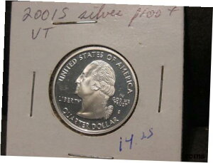2001-S バーモント州クォーター 90% シルバー ジェム カメオ プルーフ 素敵な送料無料2001-S VERMONT STATE QUARTER 90% SILVER GEM CAMEO PROOF NICE FREE SHIPPING