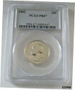 yɔi/iۏ؏tz AeB[NRC RC   [] 1962 WASHINGTON SILVER 25c PCGS PR67