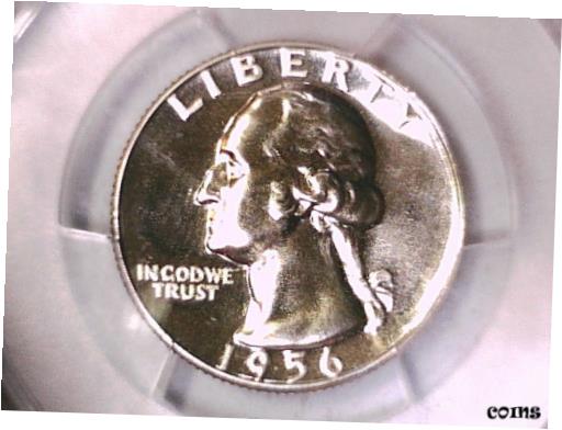  アンティークコイン コイン 金貨 銀貨  1956 Proof Washington Quarter PCGS PR 67 42434919