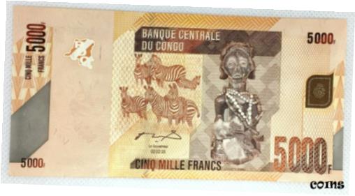 ڶ/ʼݾڽա ƥ    [̵] Specimen Congo Paper Money UNC 2005 Congo 5000 Francs Banknote Unz Le Grand Shop