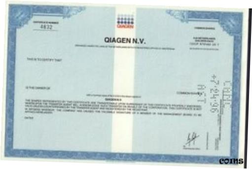  アンティークコイン コイン 金貨 銀貨  QIAGEN NV (Biotechnology ) Venlo Netherlands - SPECIMEN *************RARE ******