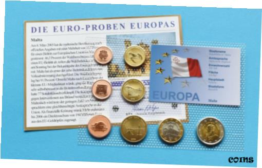ڶ/ʼݾڽա ƥ    [̵] MALTA 2006 SET COINS EURO SPECIMEN PATTERN ESSAI PROTOTYPE