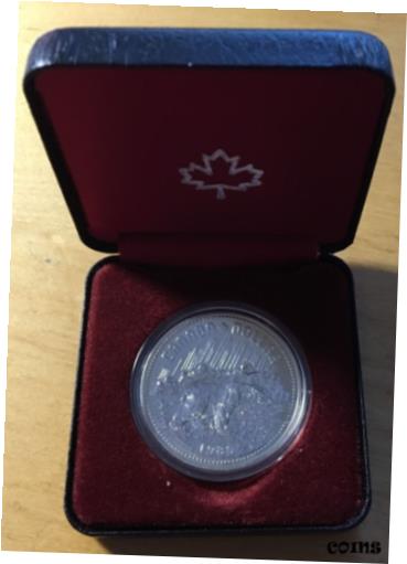  アンティークコイン コイン 金貨 銀貨  Canada 1980 Silver Dollar, KM-128, Specimen, Arctic Territories (Box 5)