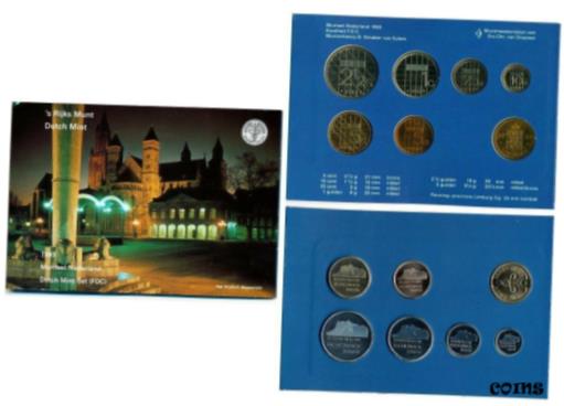 【極美品/品質保証書付】 アンティークコイン コイン 金貨 銀貨 [送料無料] 1993 NETHERLANDS - OFFICIAL MINT SPECIMEN FDC SET (6) - LIMBURG MEDAL