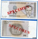 【極美品/品質保証書付】 アンティークコイン コイン 金貨 銀貨 [送料無料] BOSNIA & HERZEGOVINA Specimen 20 MARAKA 1998 P-65s UNC - US-Seller