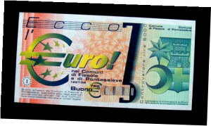 1997/8 イタリア レア紙幣 3ユーロ 標本/テストUNC GEM フィエーゾレ・ポンタッシヴェ1997/8 Italy rare Banknote 3 euro SPECIMEN /Test UNC GEM Fiesole Pontassieve